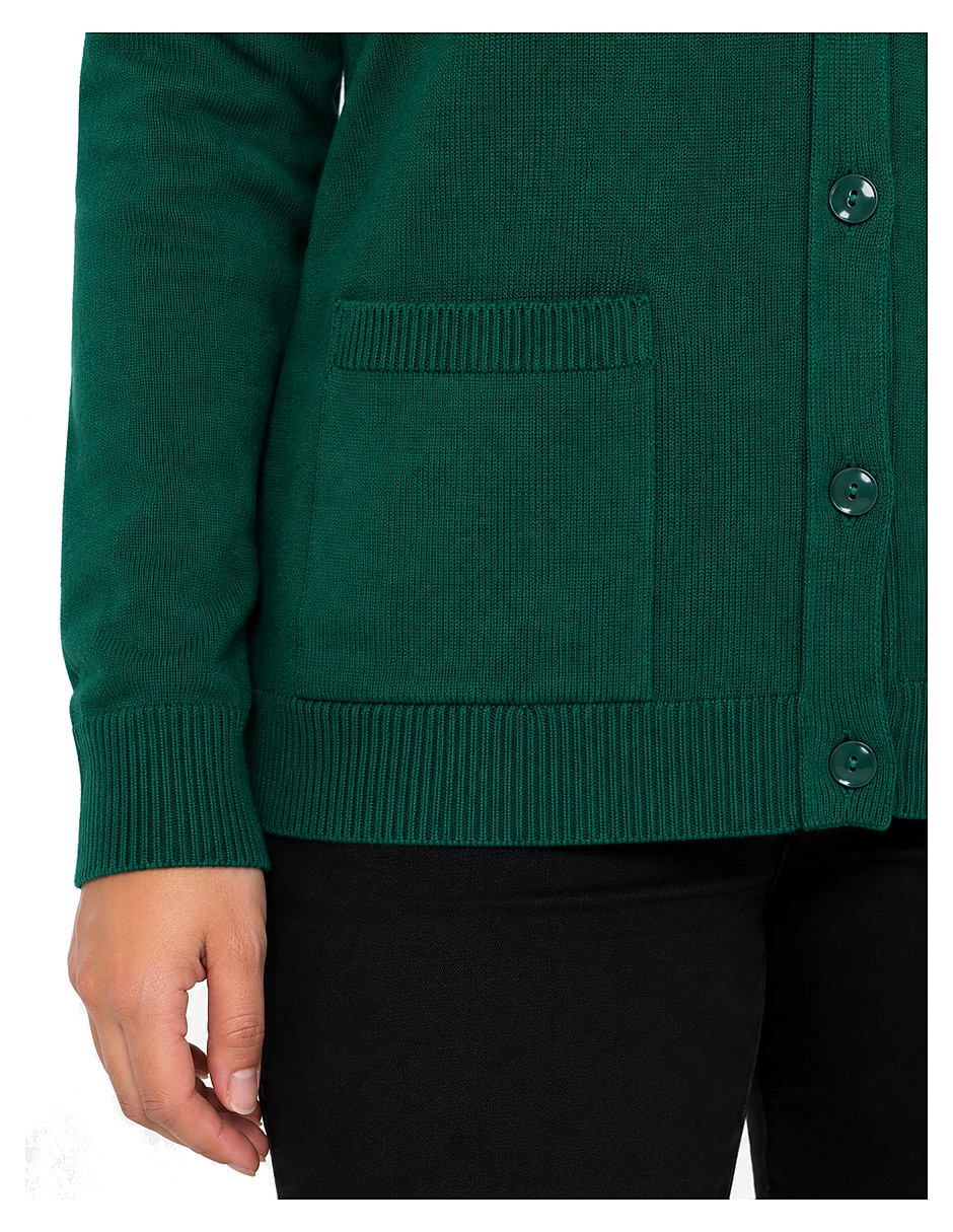 Suéter cuello v para mujer 10