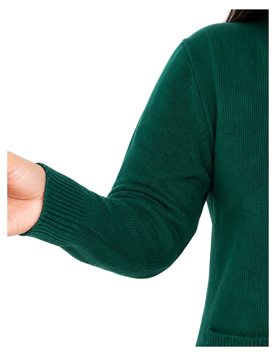 Suéter cuello v para mujer 6