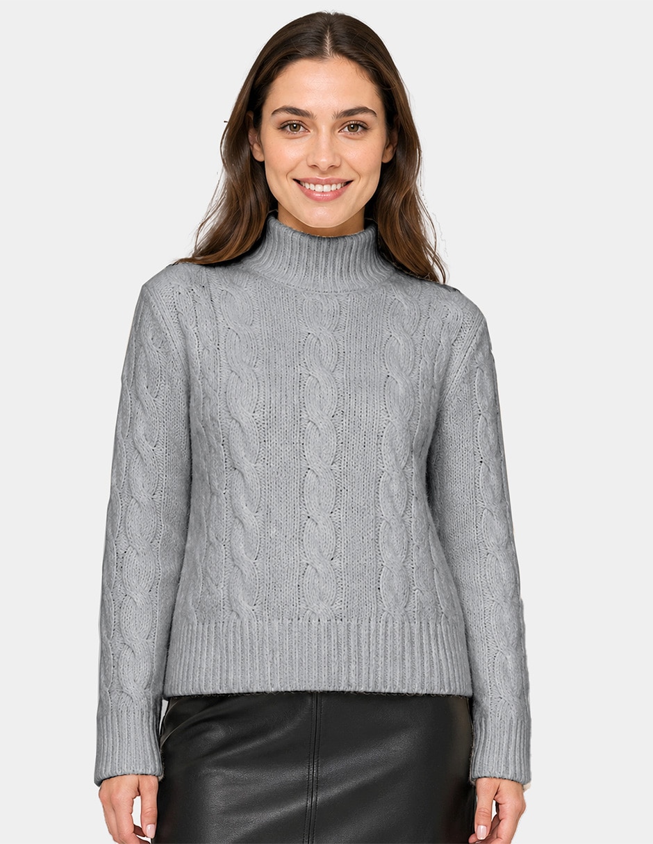 Suéter cuello redondo para mujer Suéter cuello redondo para mujer