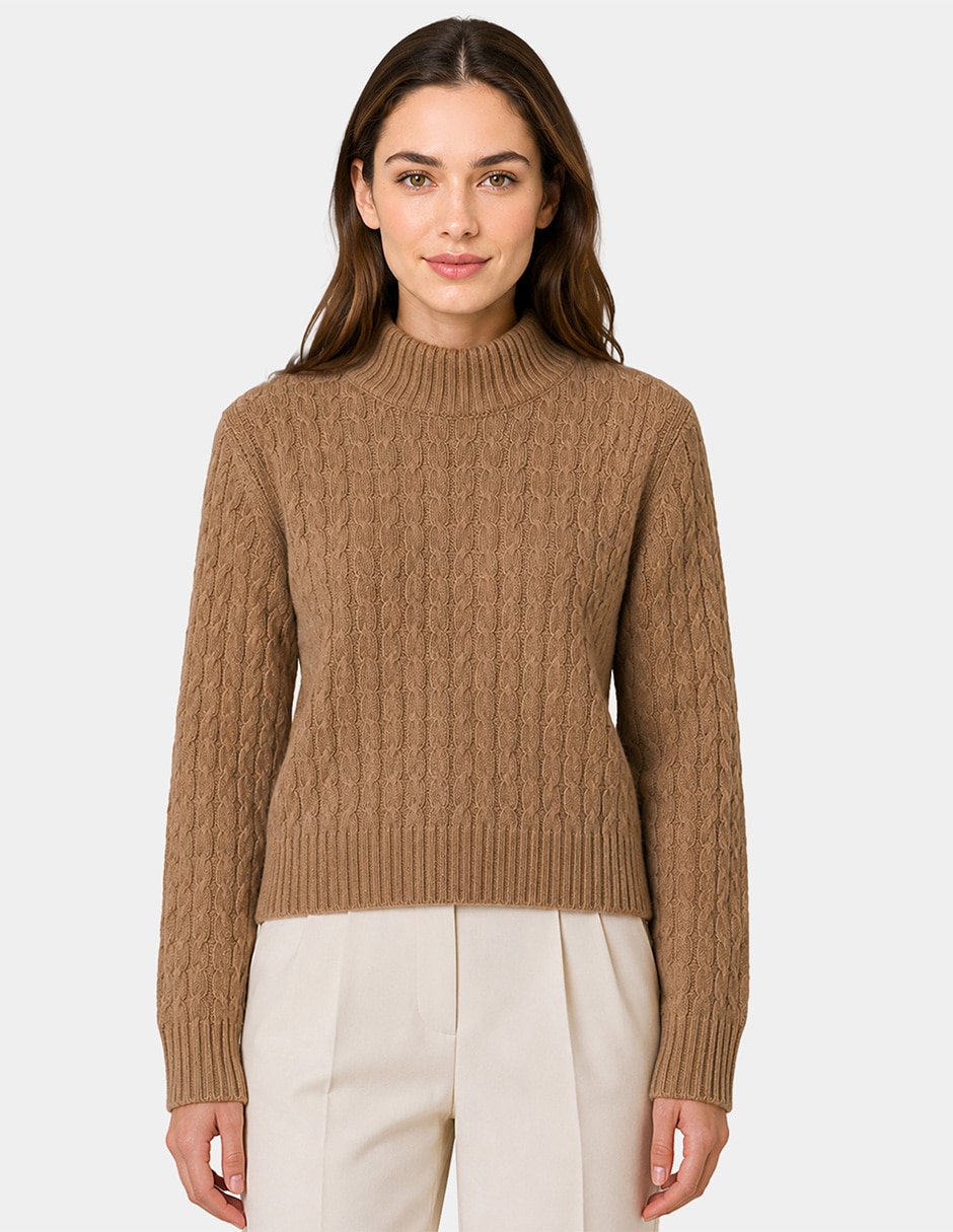 Suéter cuello redondo para mujer Suéter cuello redondo para mujer