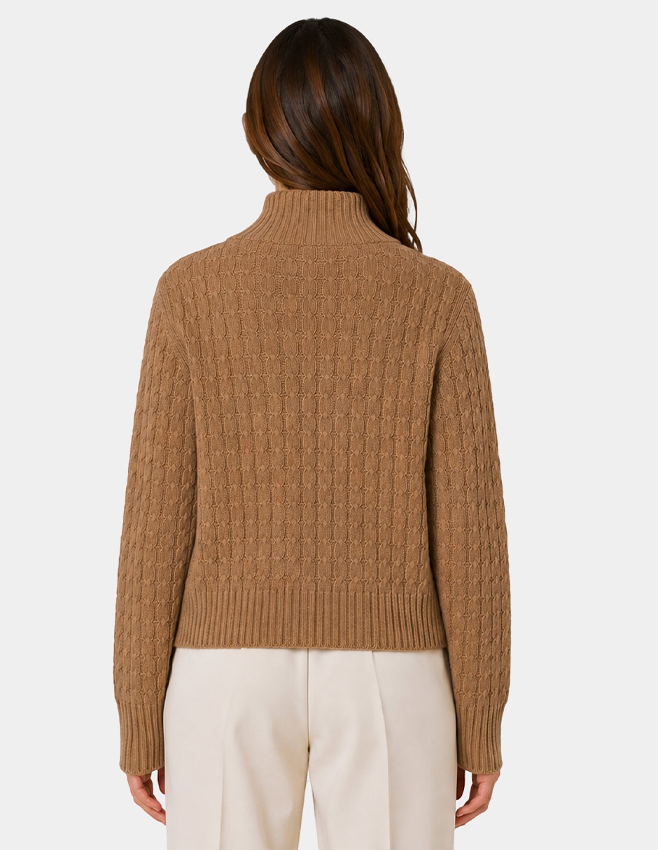 Suéter cuello redondo para mujer 5