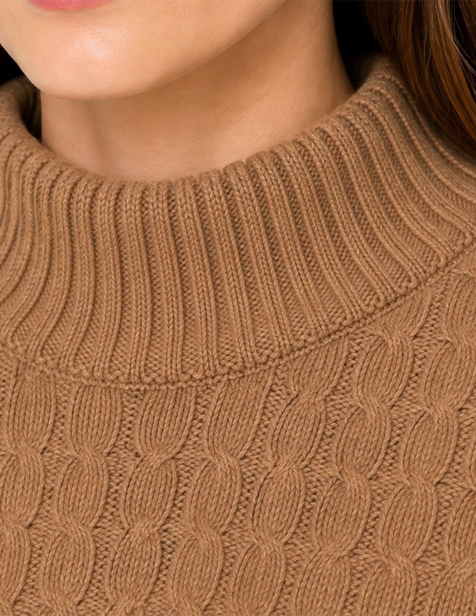 Suéter cuello redondo para mujer 3