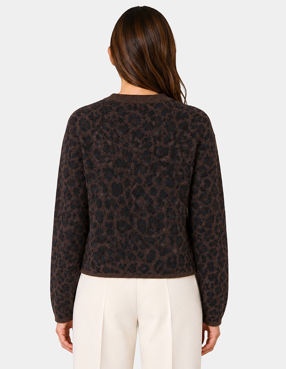 Suéter cuello redondo para mujer 5