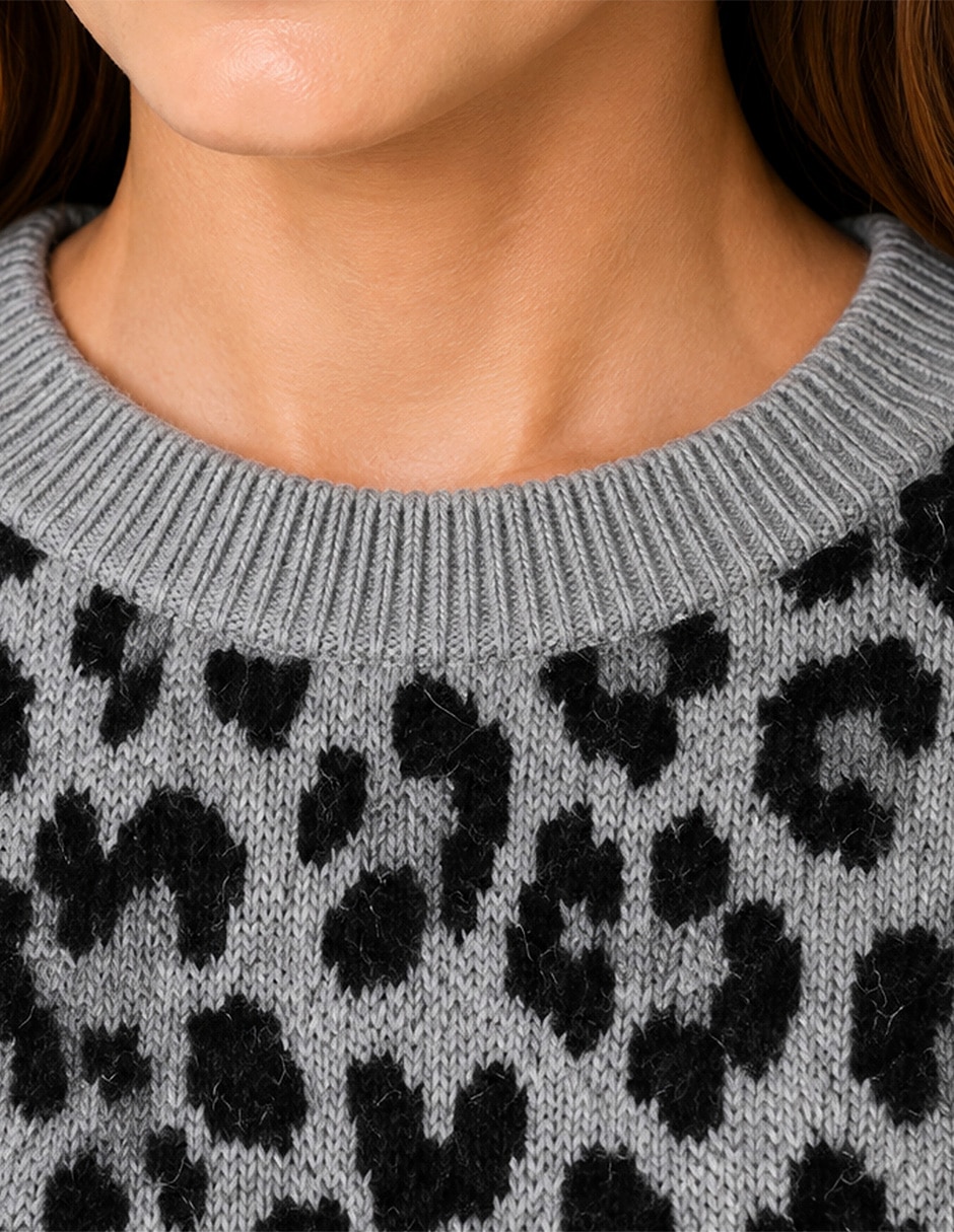 Suéter cuello redondo para mujer 3
