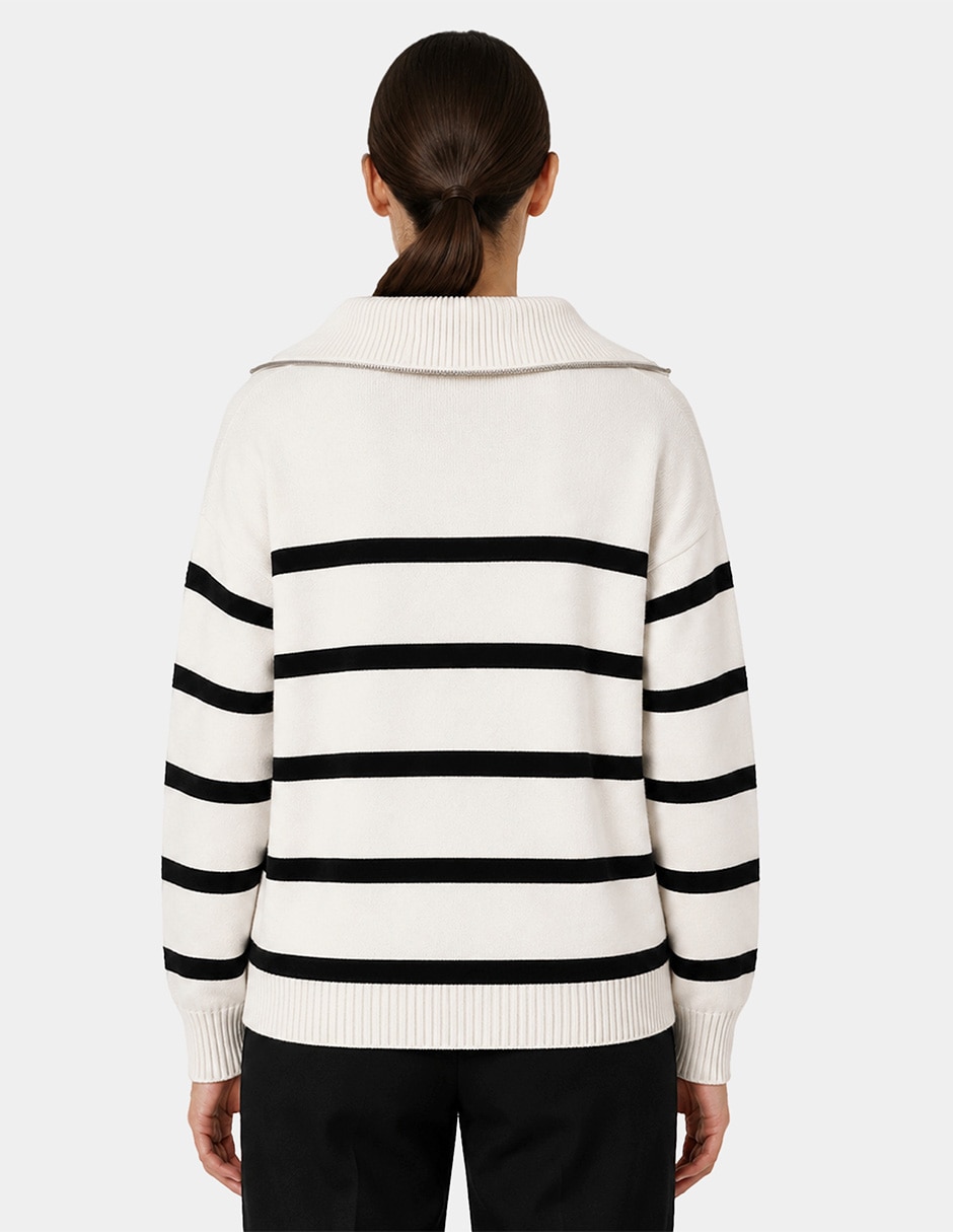 Suéter cuello abierto para mujer 2