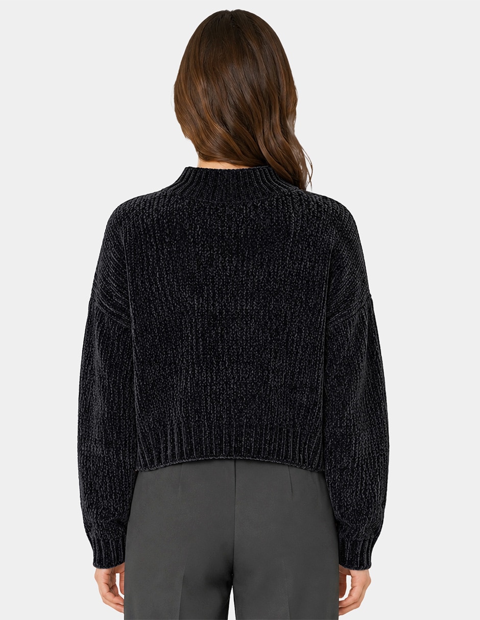 Suéter cuello redondo para mujer