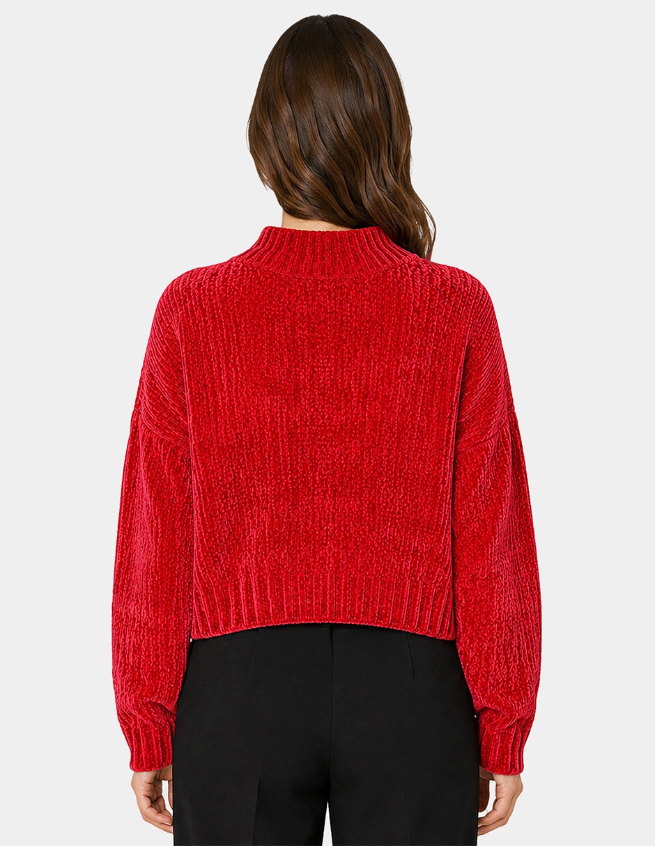 Suéter cuello redondo para mujer 5
