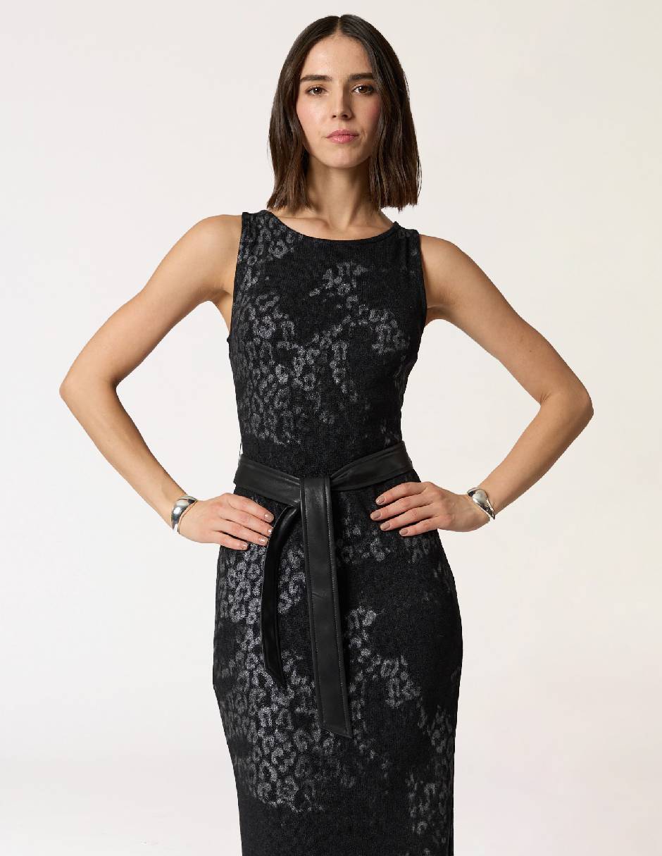 Vestido midi casual para mujer Vestido midi casual para mujer