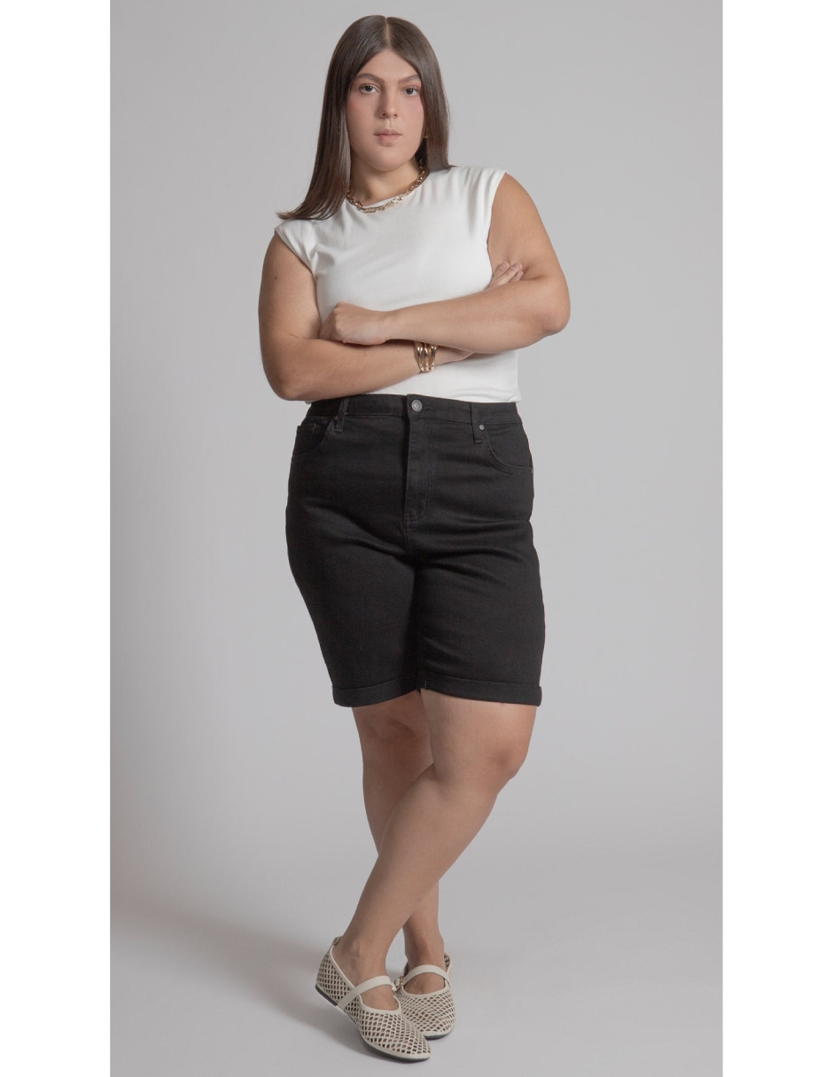 Short de mezclilla para mujer 4