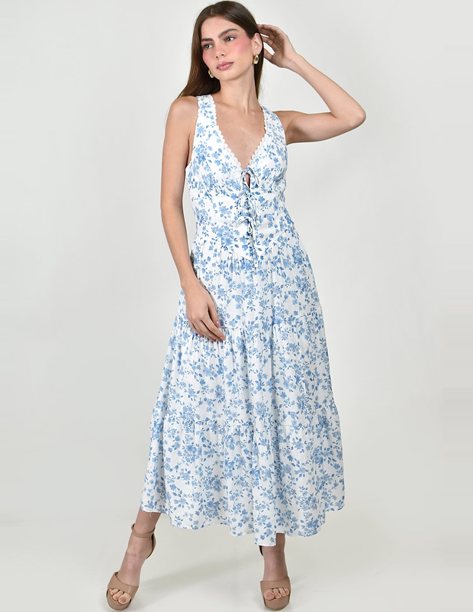 Vestido midi casual para mujer