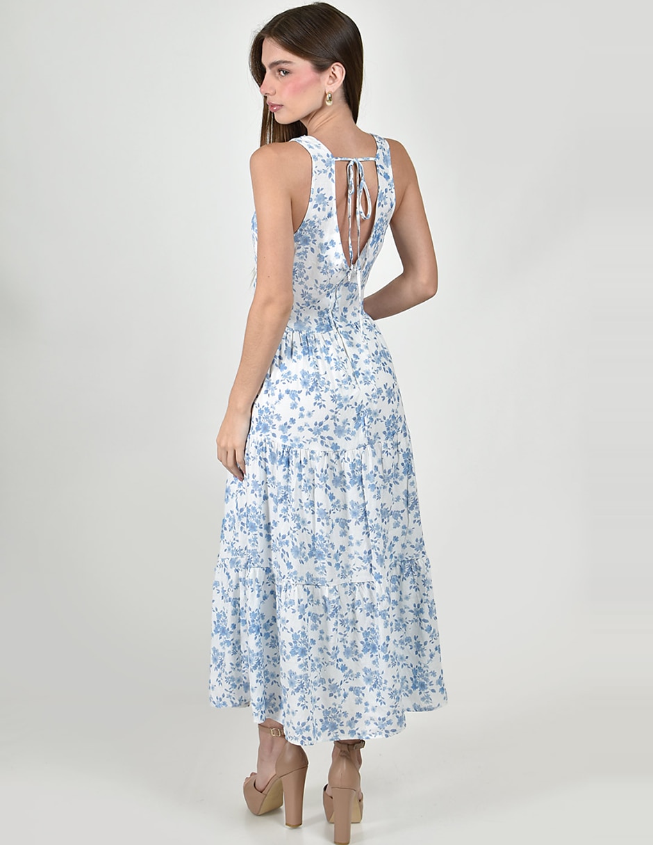 Vestido midi casual para mujer