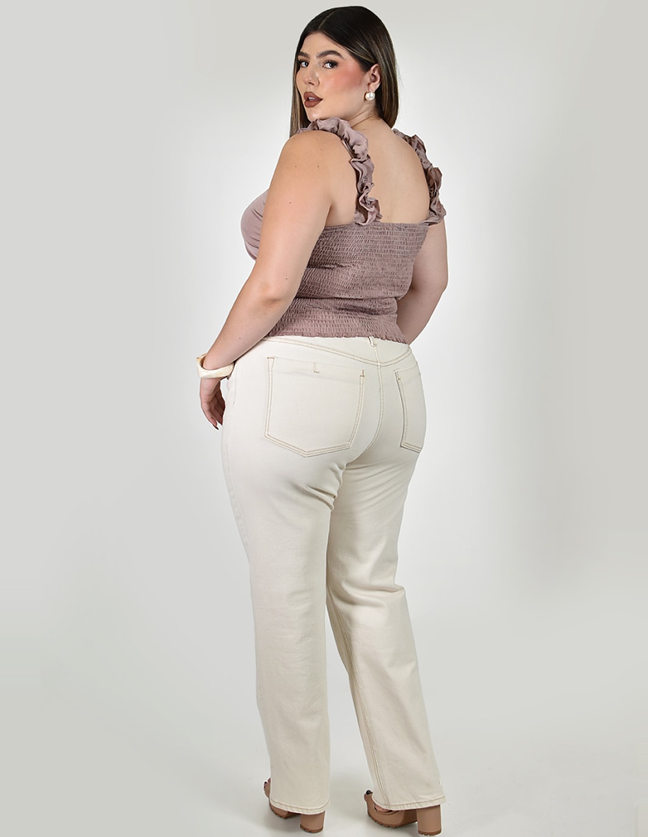 Blusa No aplica manga Sin Manga para mujer 4