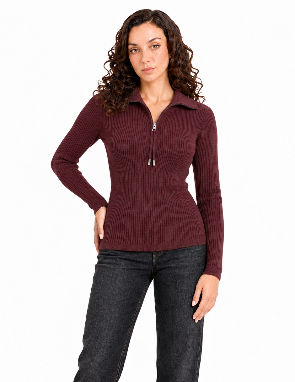 Suéter cuello Alto para mujer 1