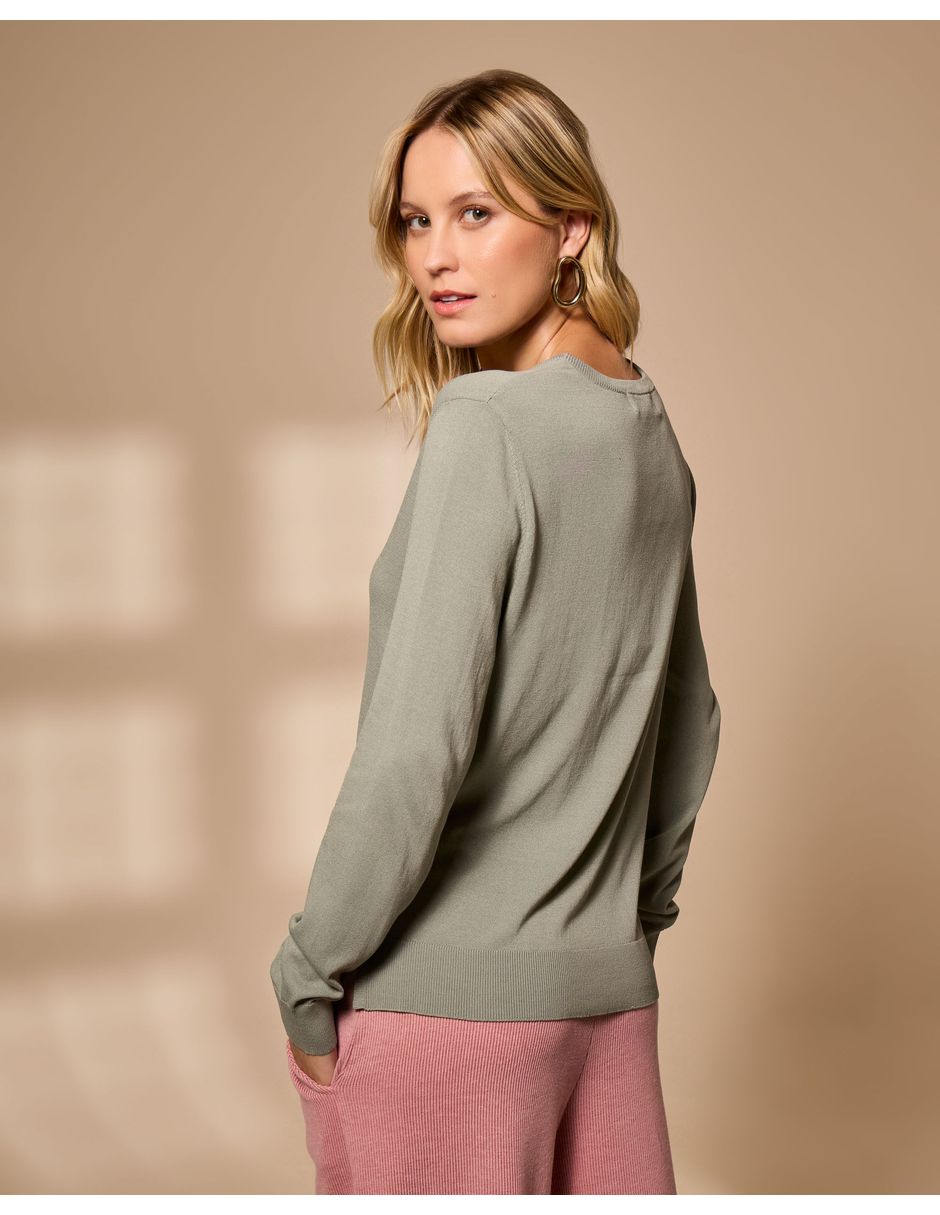 Suéter cuello Redondo para mujer