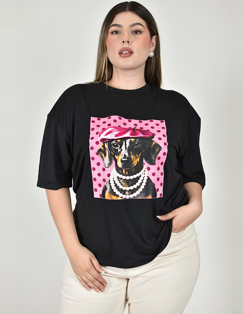 Playera manga No aplica cuello Redondo para mujer Playera manga No aplica cuello Redondo para mujer