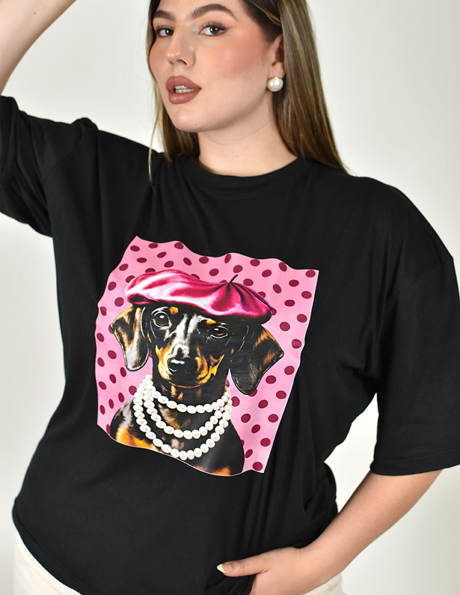 Playera manga No aplica cuello Redondo para mujer 4
