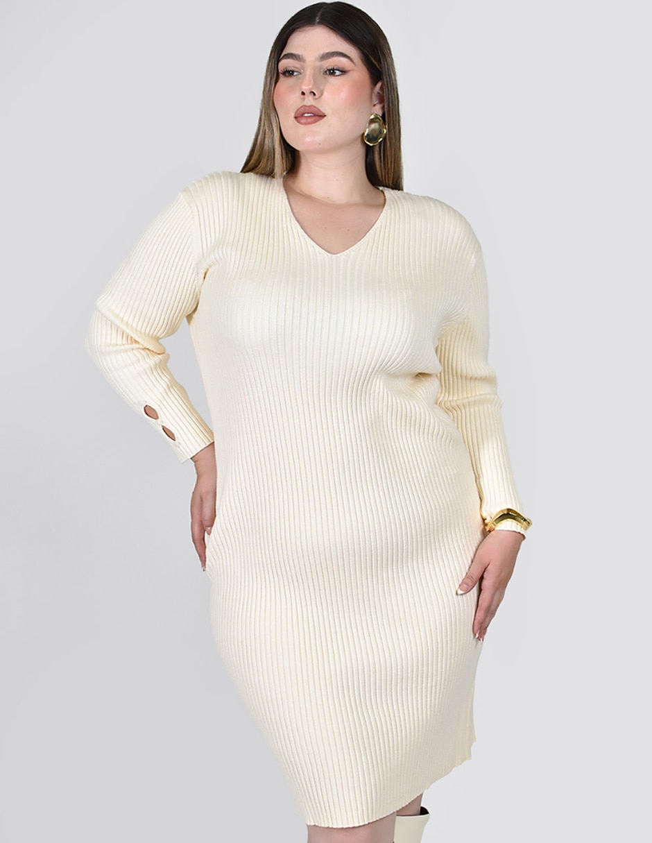 Vestido a la rodilla casual para mujer 5