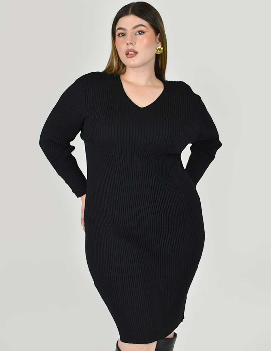 Vestido a la rodilla casual para mujer 4