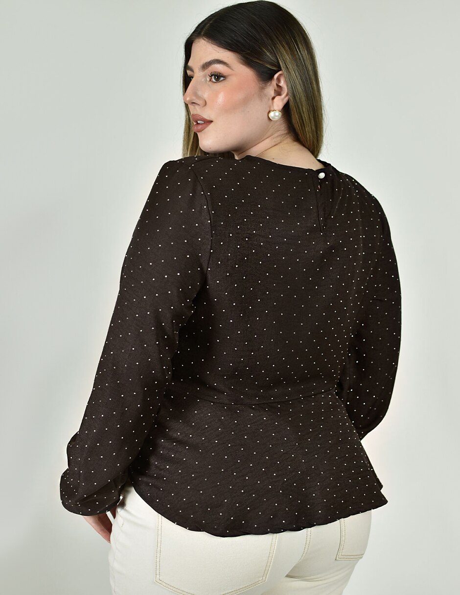 Blusa manga larga para mujer 3