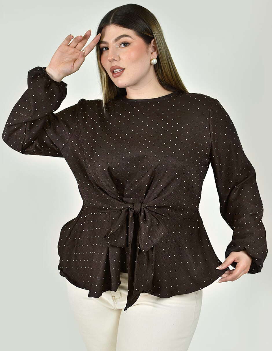 Blusa manga larga para mujer 4