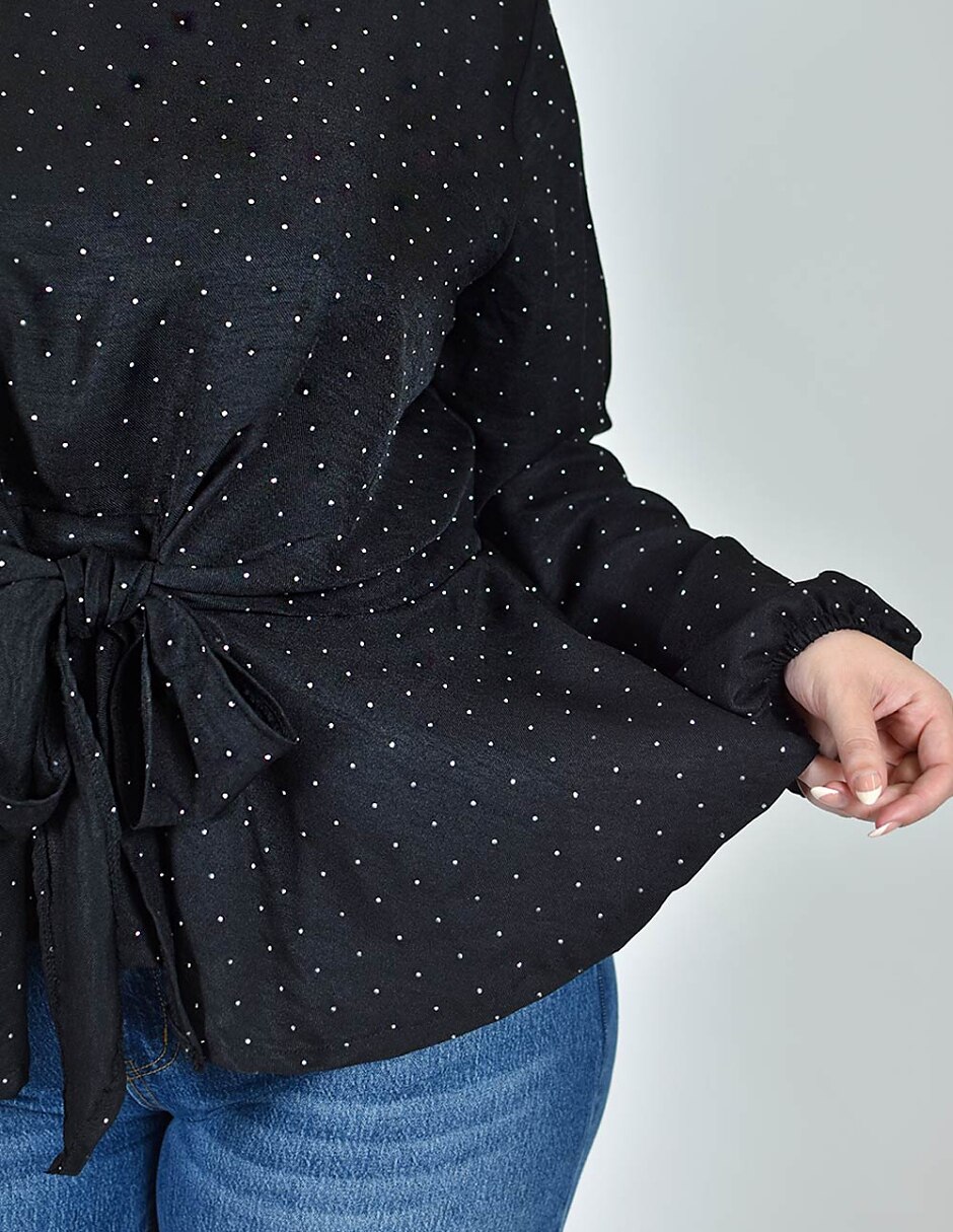 Blusa manga larga para mujer 4