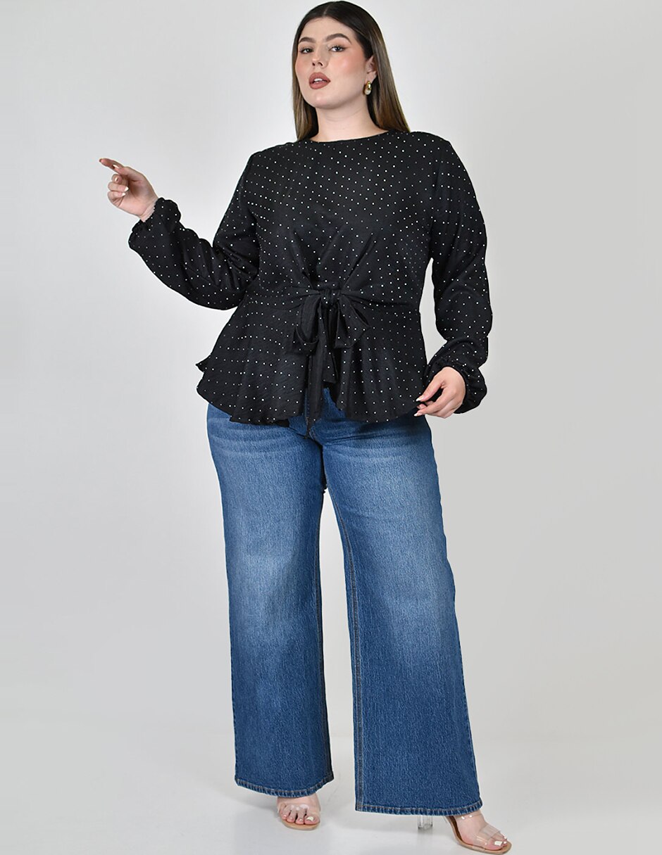 Blusa manga larga para mujer 5