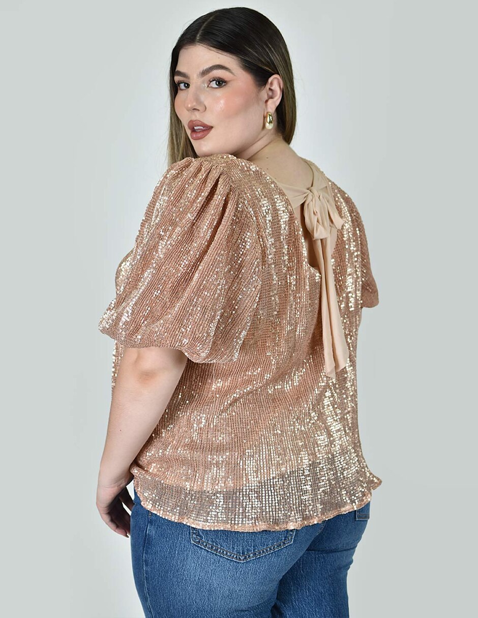 Blusa manga corta para mujer 3
