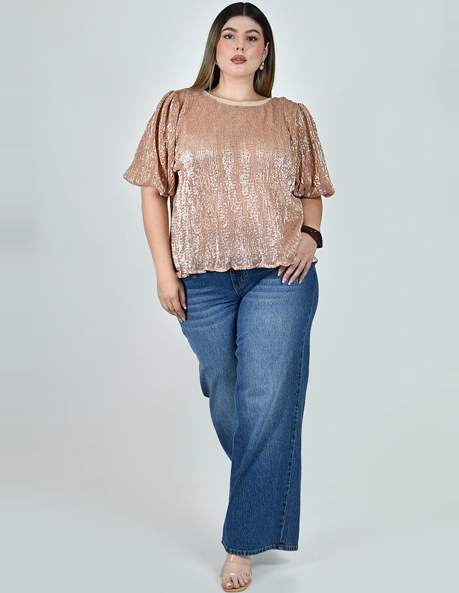 Blusa manga corta para mujer 5