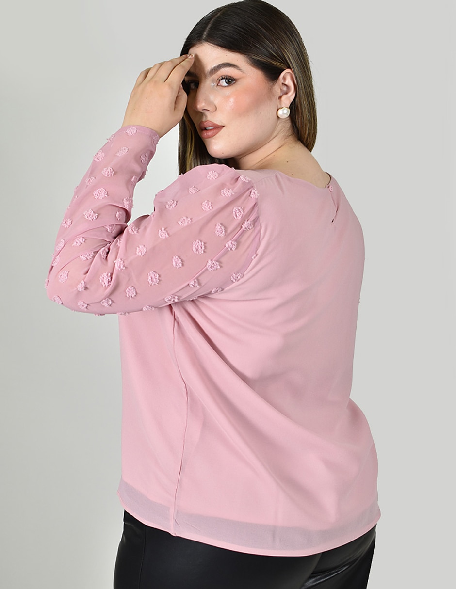 Blusa manga larga para mujer 3