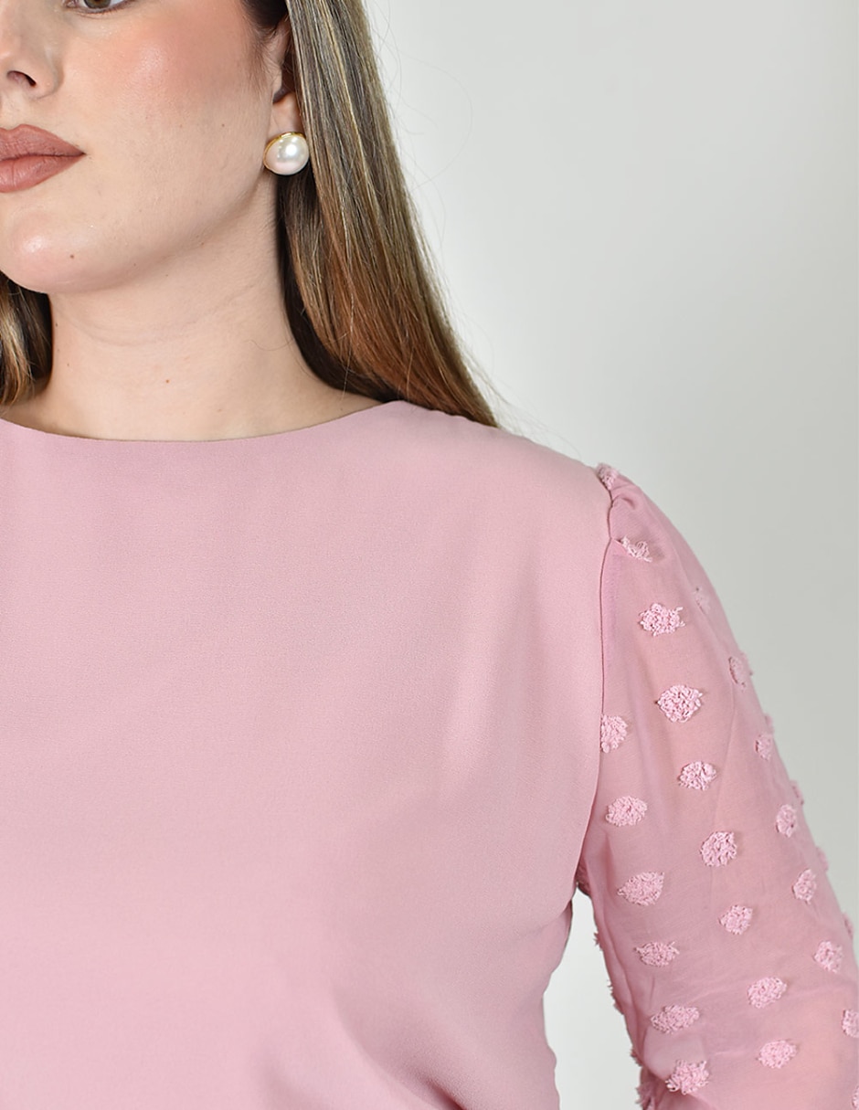 Blusa manga larga para mujer 4