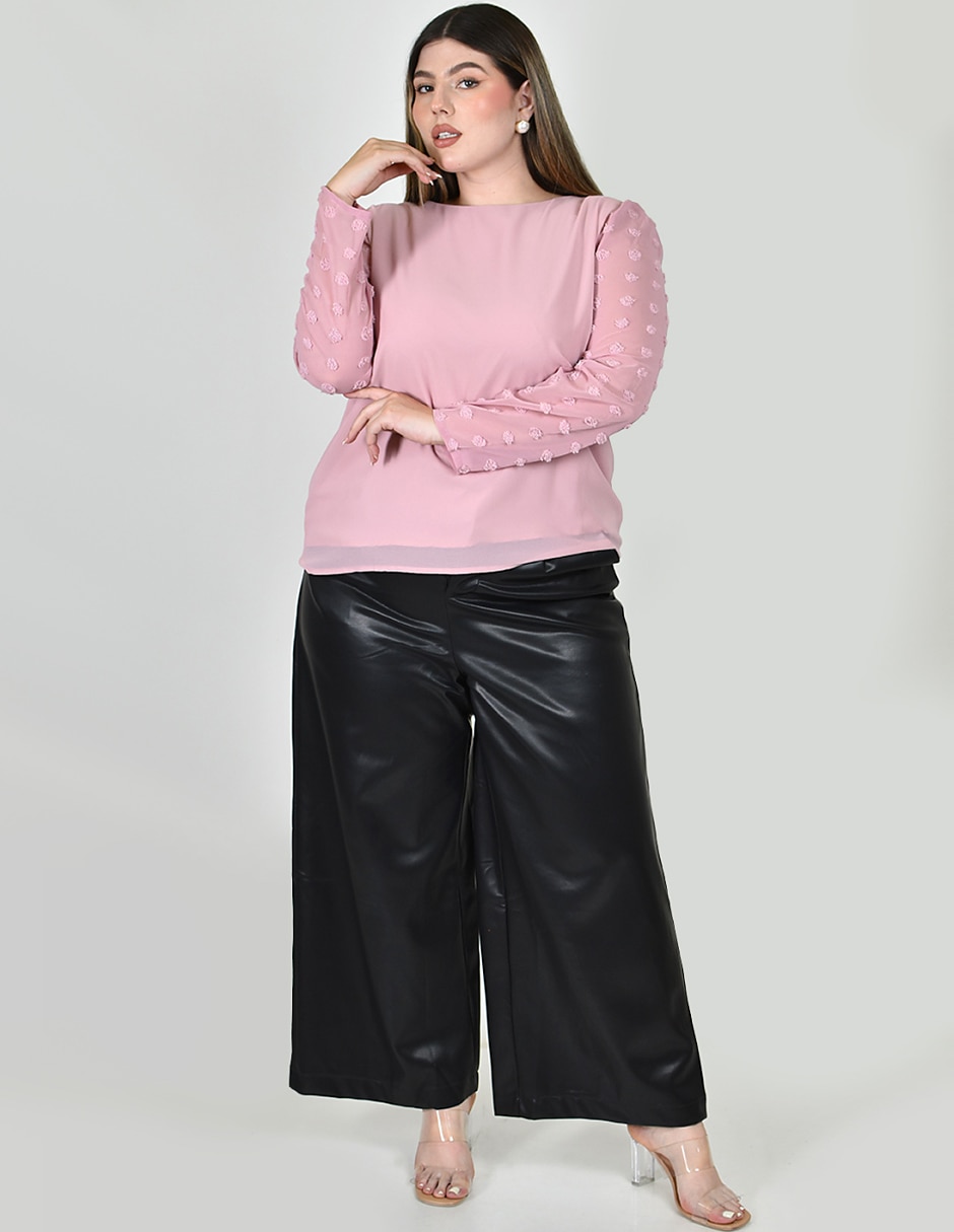 Blusa manga larga para mujer 5
