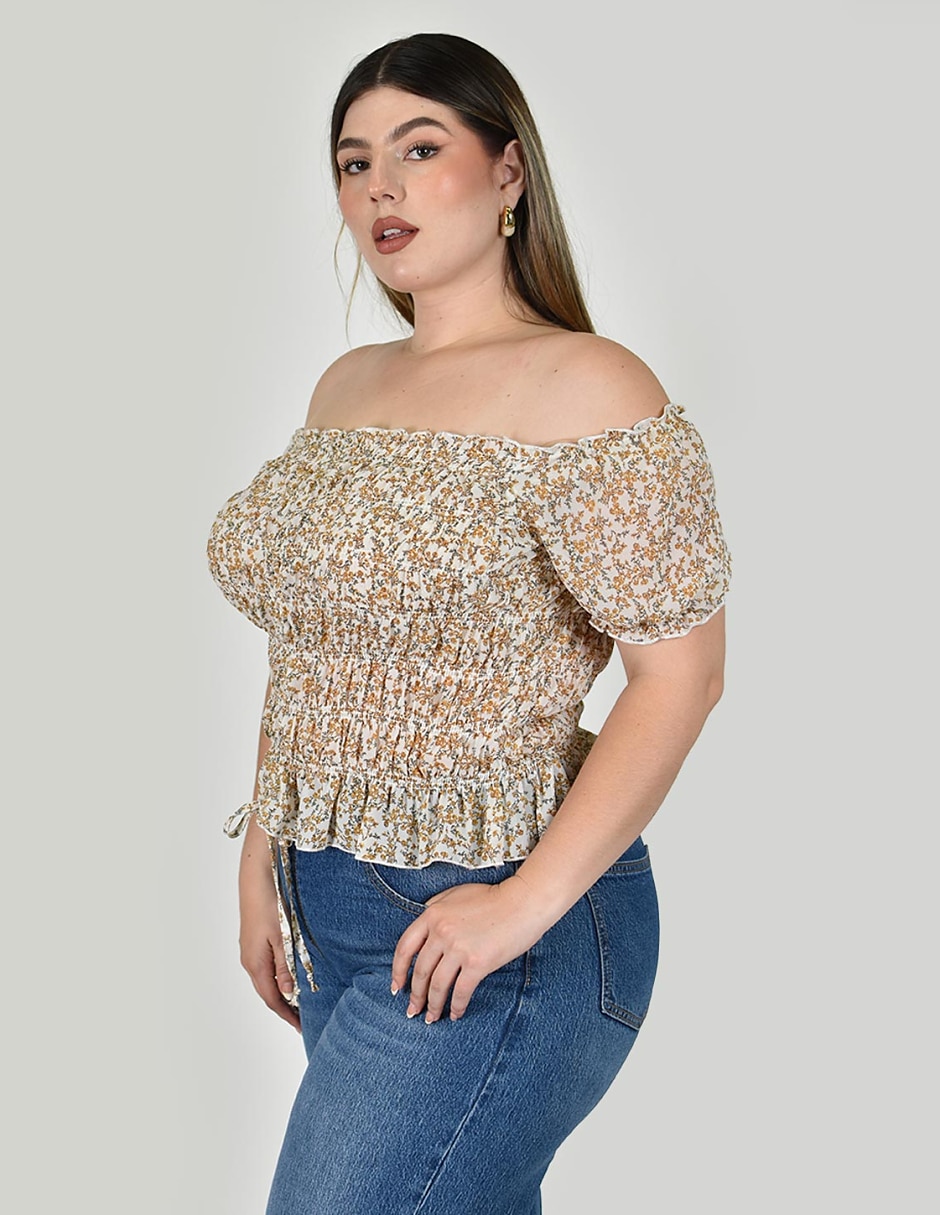 Blusa manga corta para mujer 2