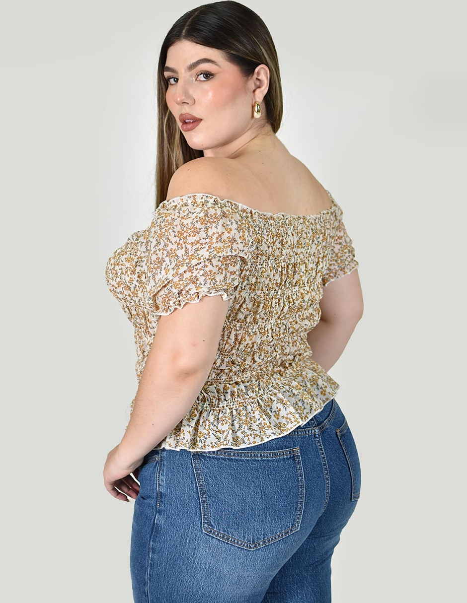 Blusa manga corta para mujer 3