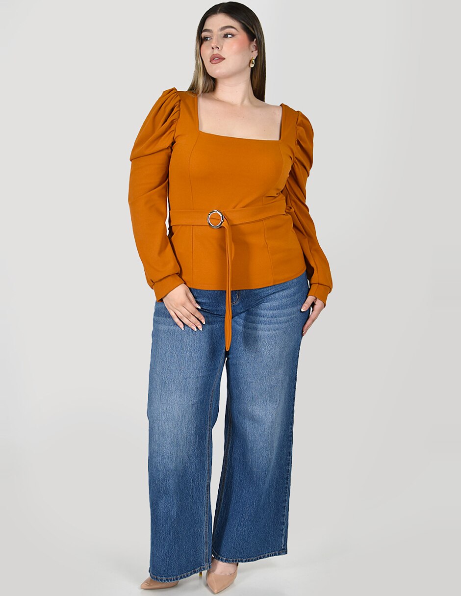 Blusa manga larga para mujer 5