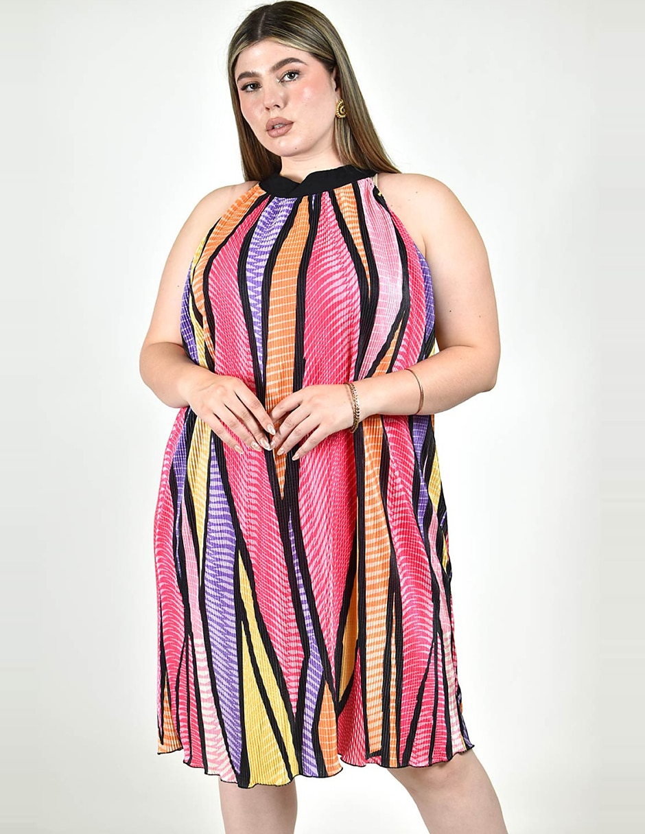 Vestido a la rodilla casual para mujer