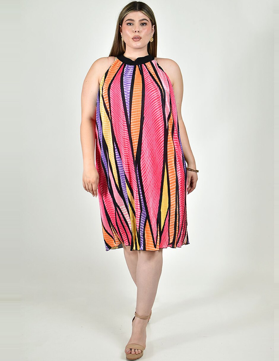 Vestido a la rodilla casual para mujer 5
