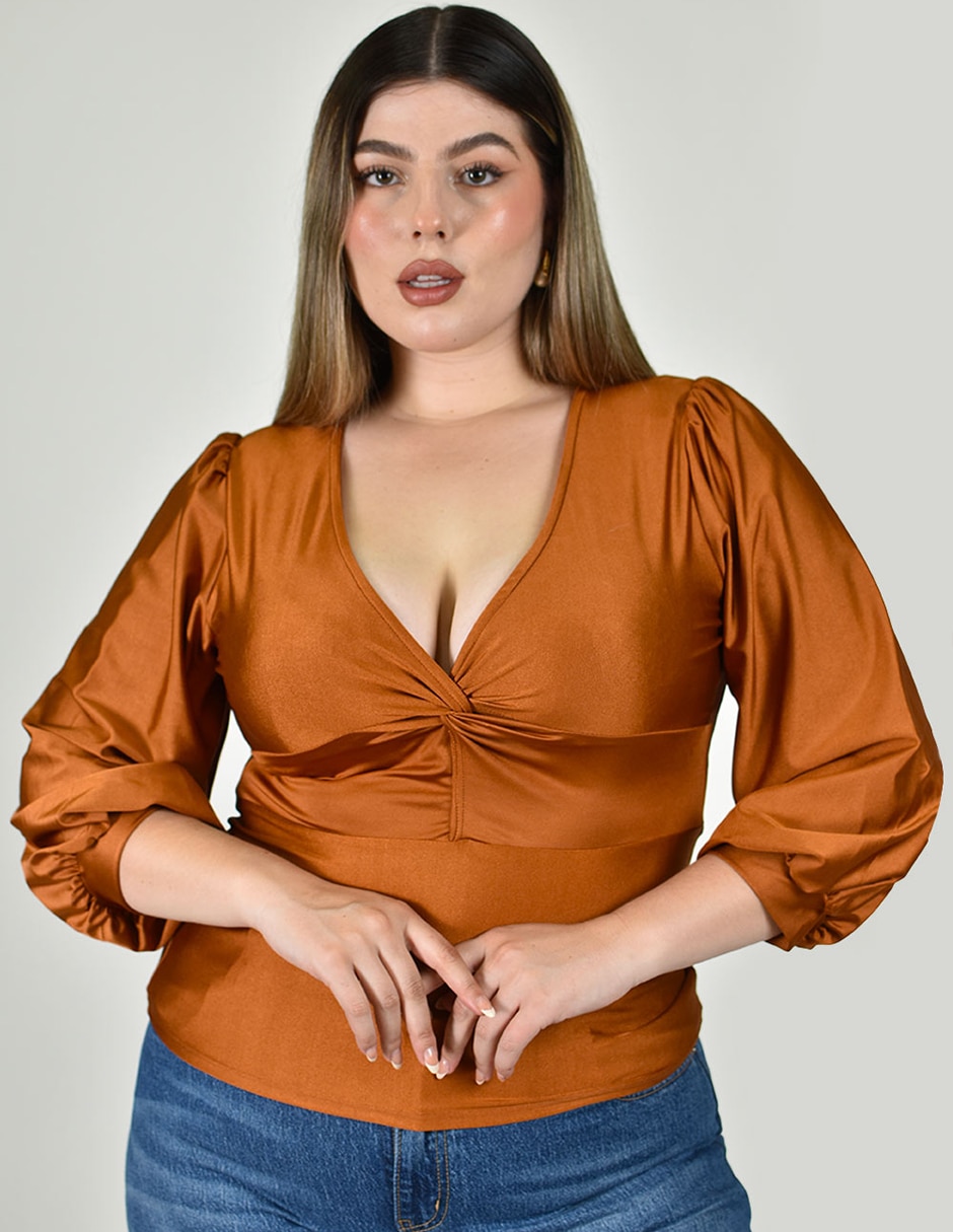Blusa manga 3/4 para mujer Blusa manga 3/4 para mujer
