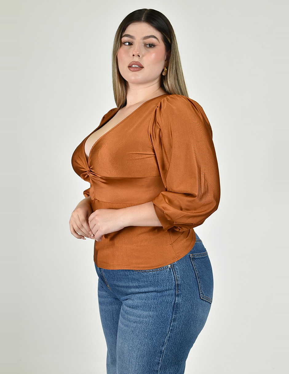 Blusa manga 3/4 para mujer 2