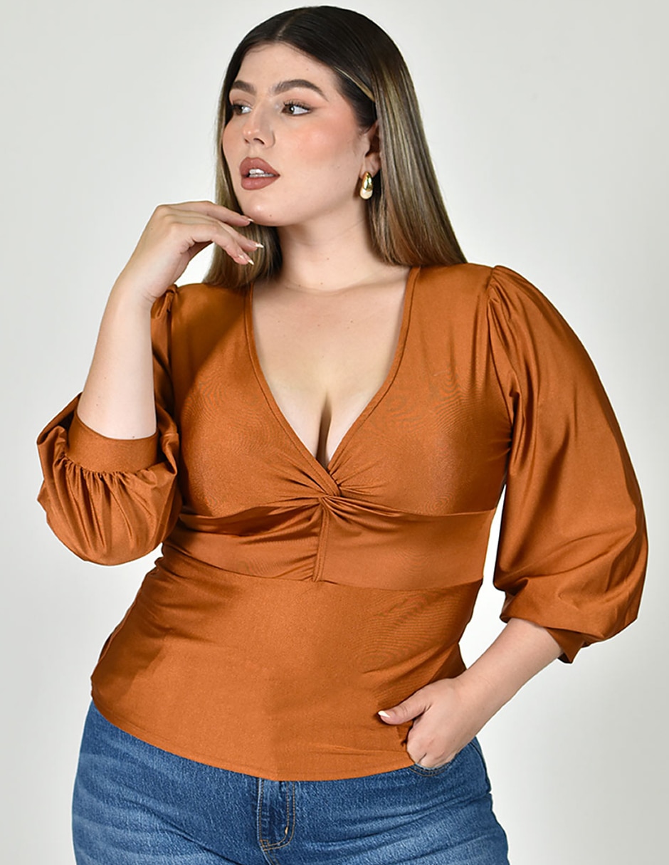 Blusa manga 3/4 para mujer 4