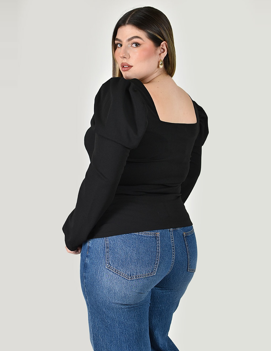 Blusa manga larga para mujer 3