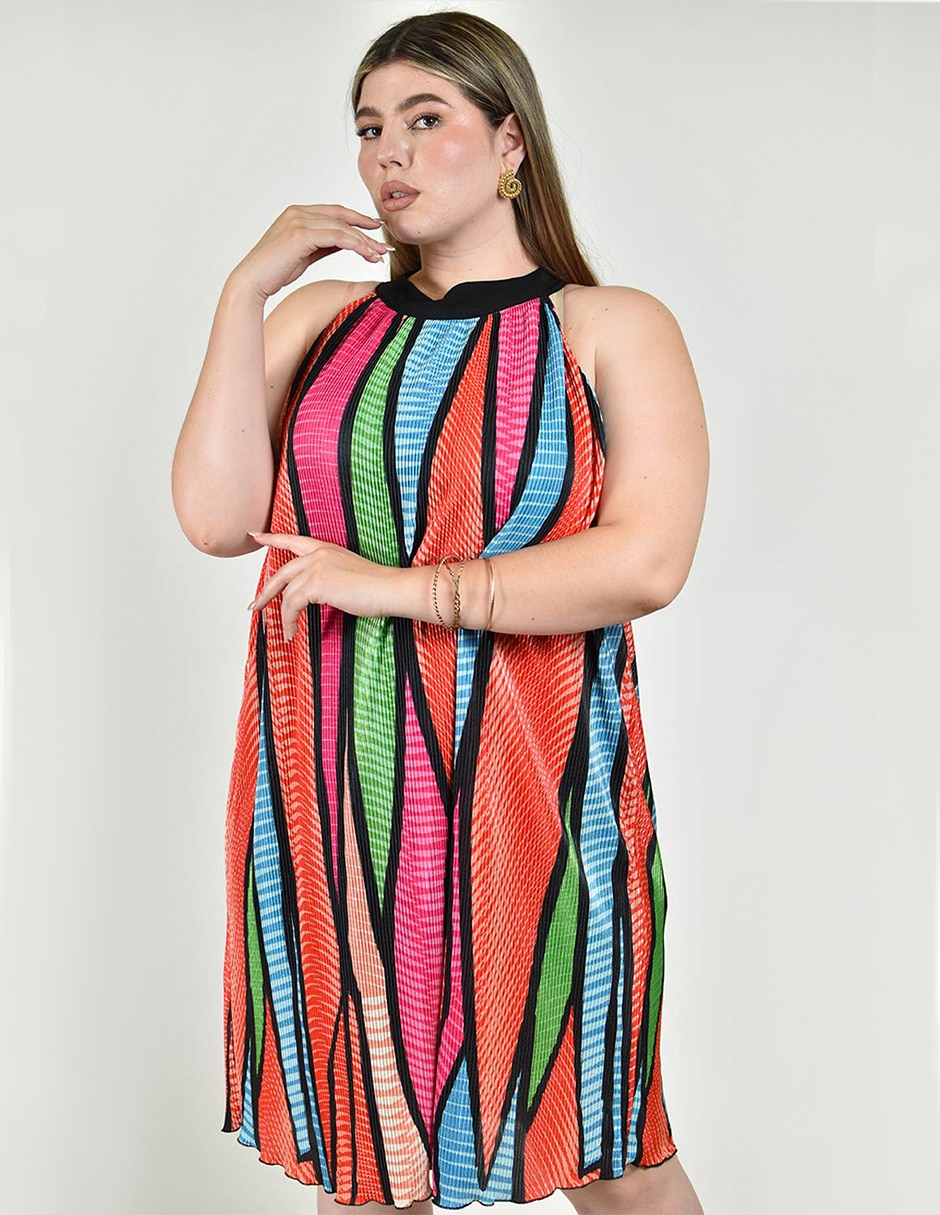 Vestido a la rodilla casual para mujer