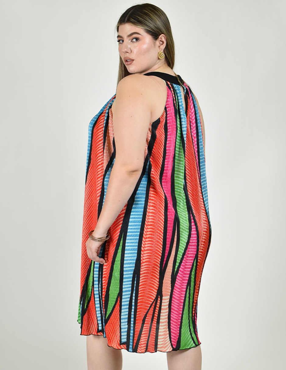 Vestido a la rodilla casual para mujer 3