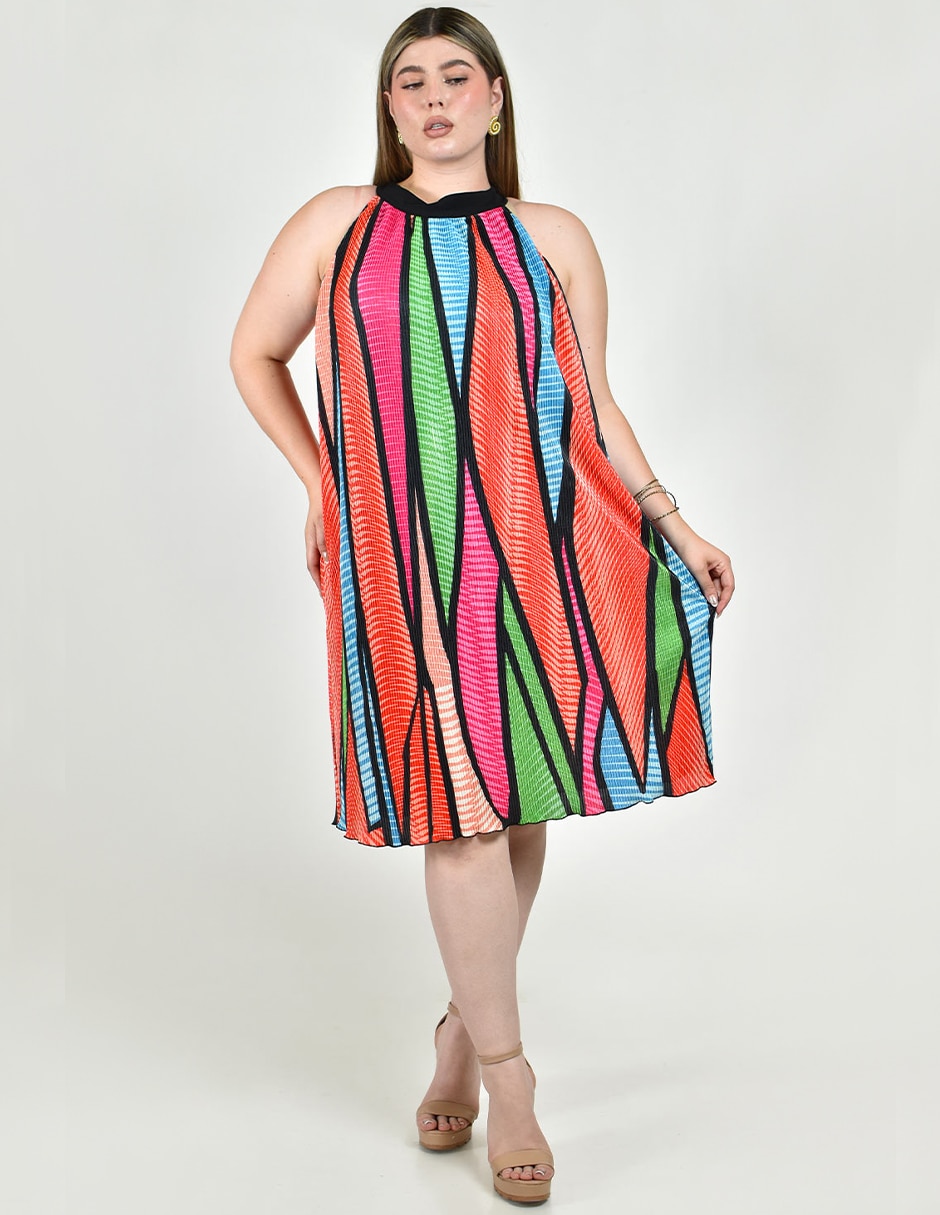 Vestido a la rodilla casual para mujer 5