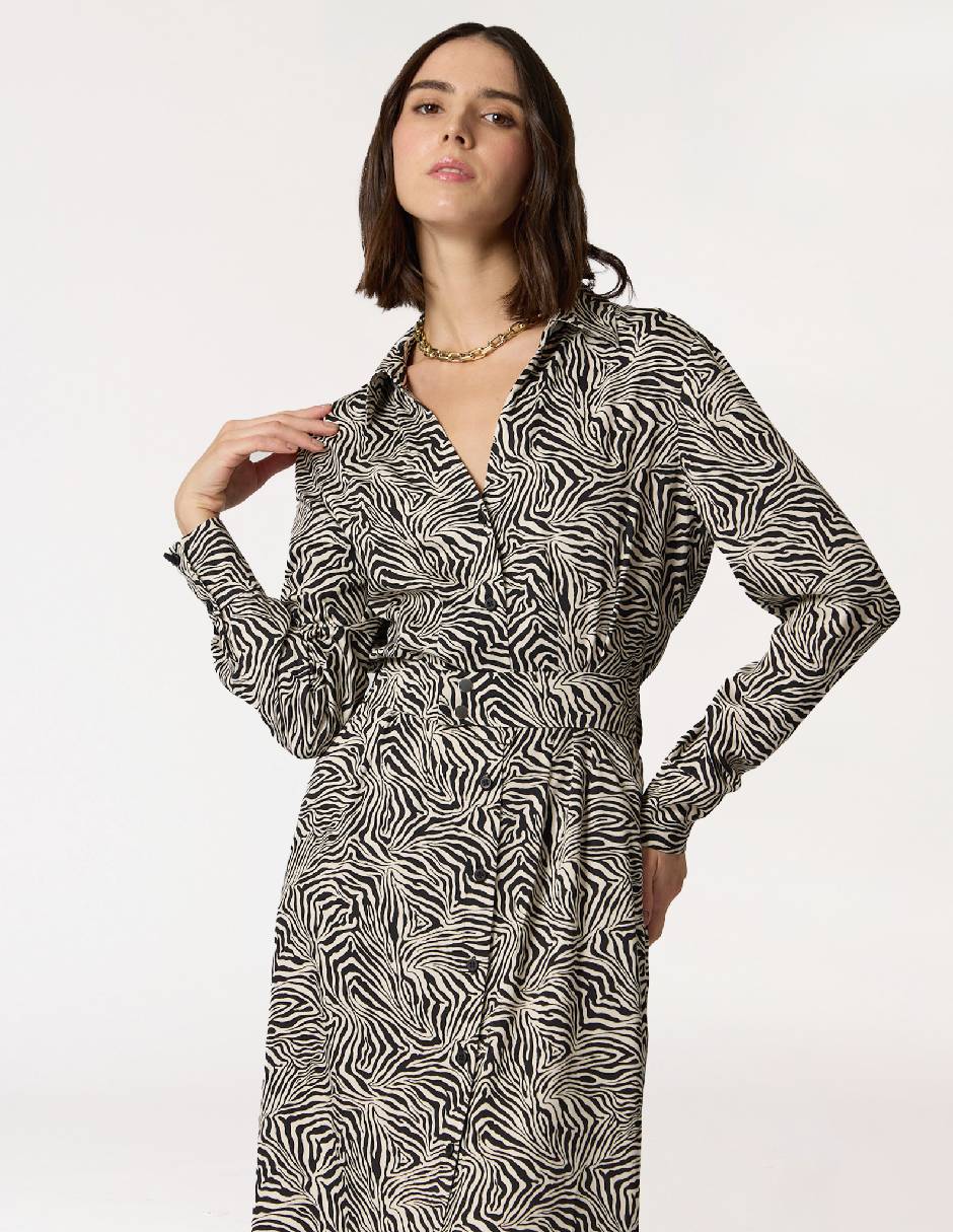 Vestido midi casual para mujer Vestido midi casual para mujer