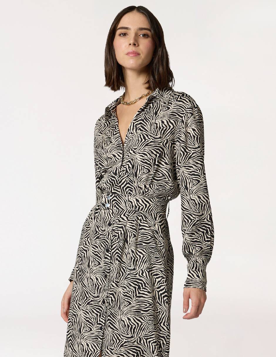 Vestido midi casual para mujer 4