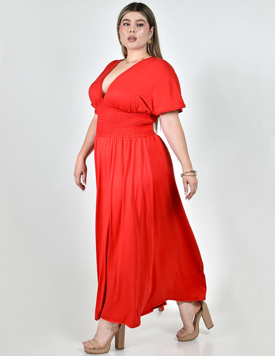 Vestido largo casual roman fashion para mujer