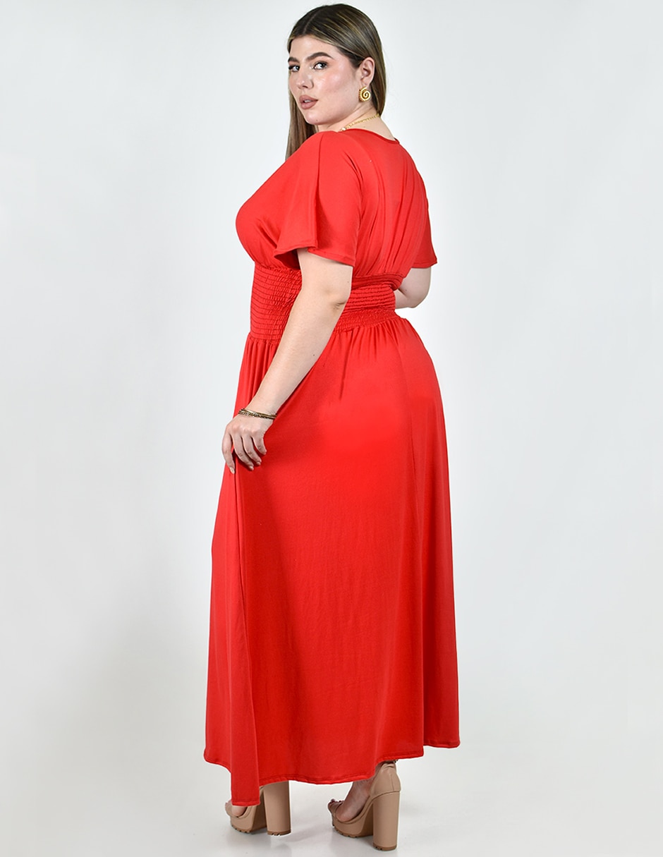 Vestido largo casual roman fashion para mujer