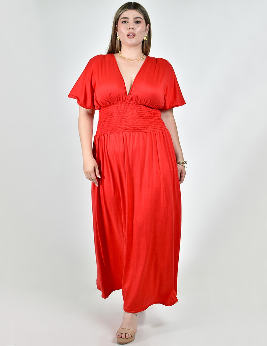 Vestido largo casual roman fashion para mujer